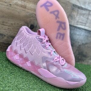 Puma LaMelo Ball MB.01 Iridescent‎ Basketball Shoes Pink Rare - Men's Size 10.5